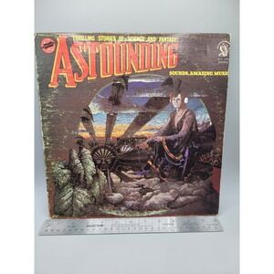 HAWKWIND astounding sounds amazing music LP EX/EX, CDS 4004, vinyl, space‎ rock